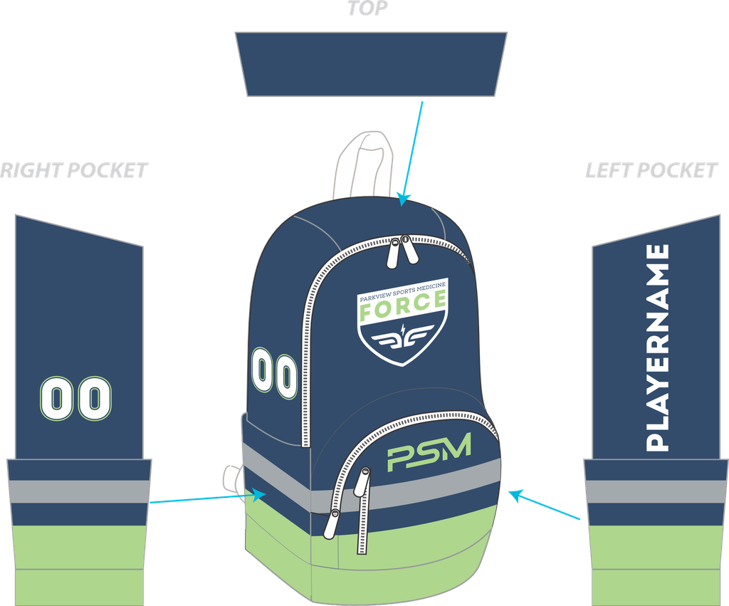 PSM Force Sublimated Backpack
