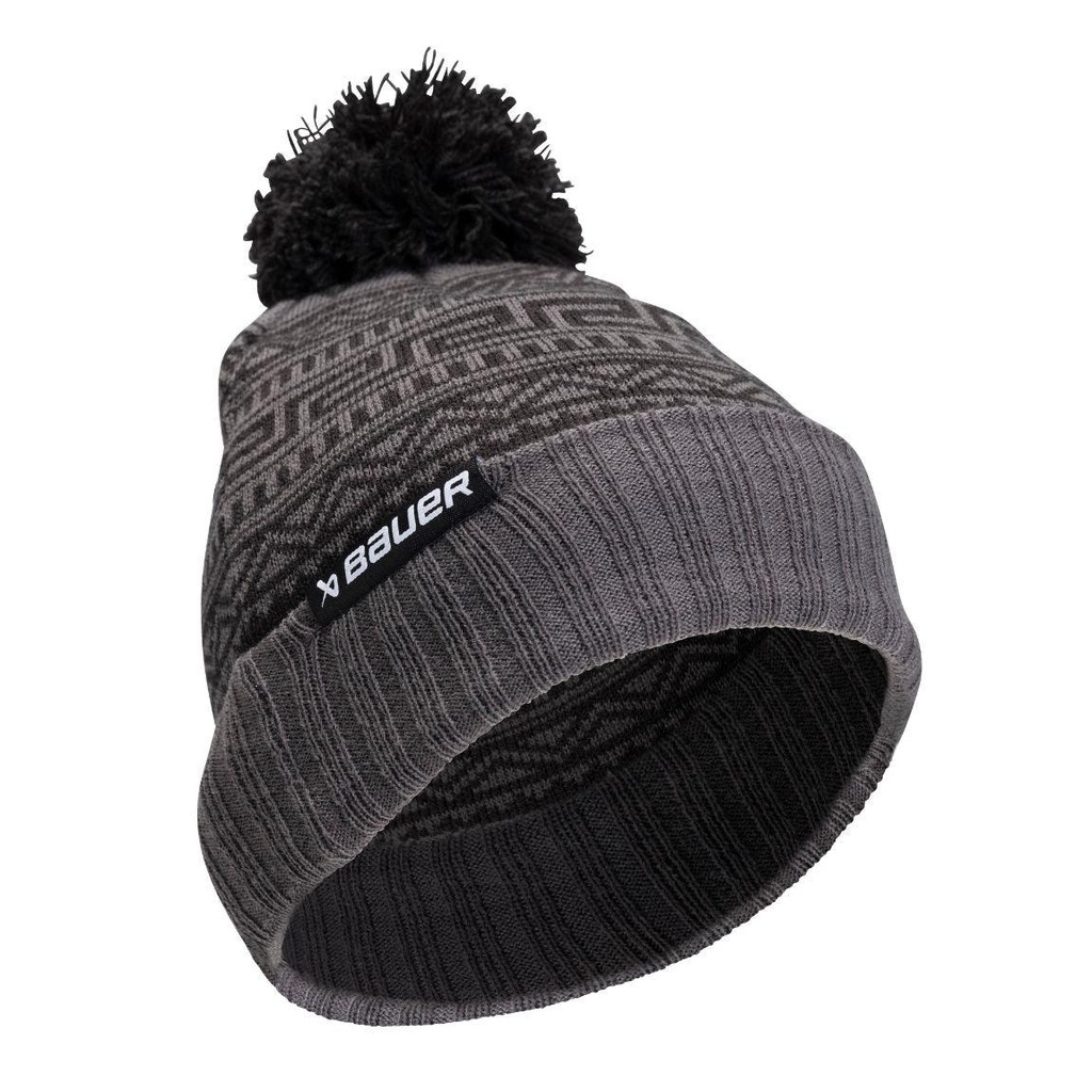 Bauer Ne Intarsia Pom Sr - Blk