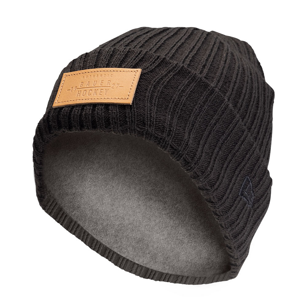 Bauer Ne Fleece Lined Toque Sr - Blk