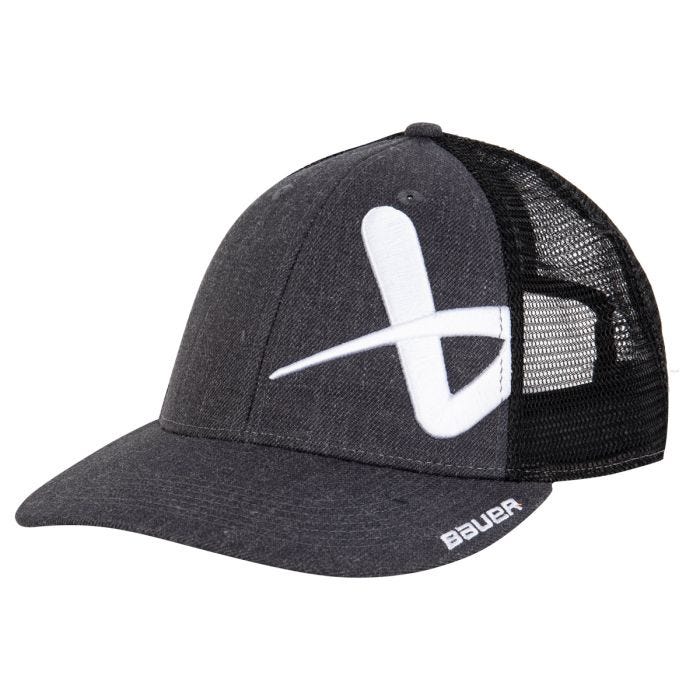 S22 Bauer Core Snapback Cap Sr Gry