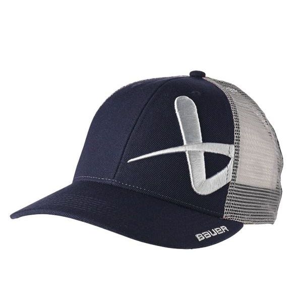 S22 Bauer Core Snapback Cap Yth Nvy