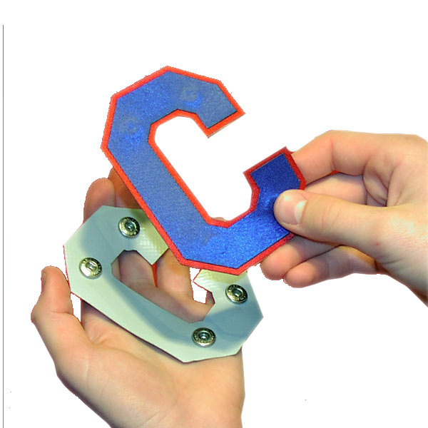 THE CAPTAIN BUTTON ON LETTERS