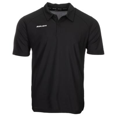 Bauer Vapor Team Pique Polo Yth - Blk