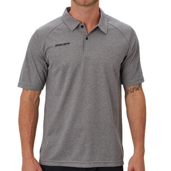 Bauer Vapor Team Pique Polo Yth - Gry