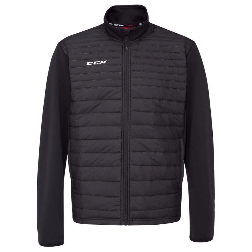 [J5321AD] CCM Team Quilted Jacket SR (Black - W/U Jkt, Small (wjs))