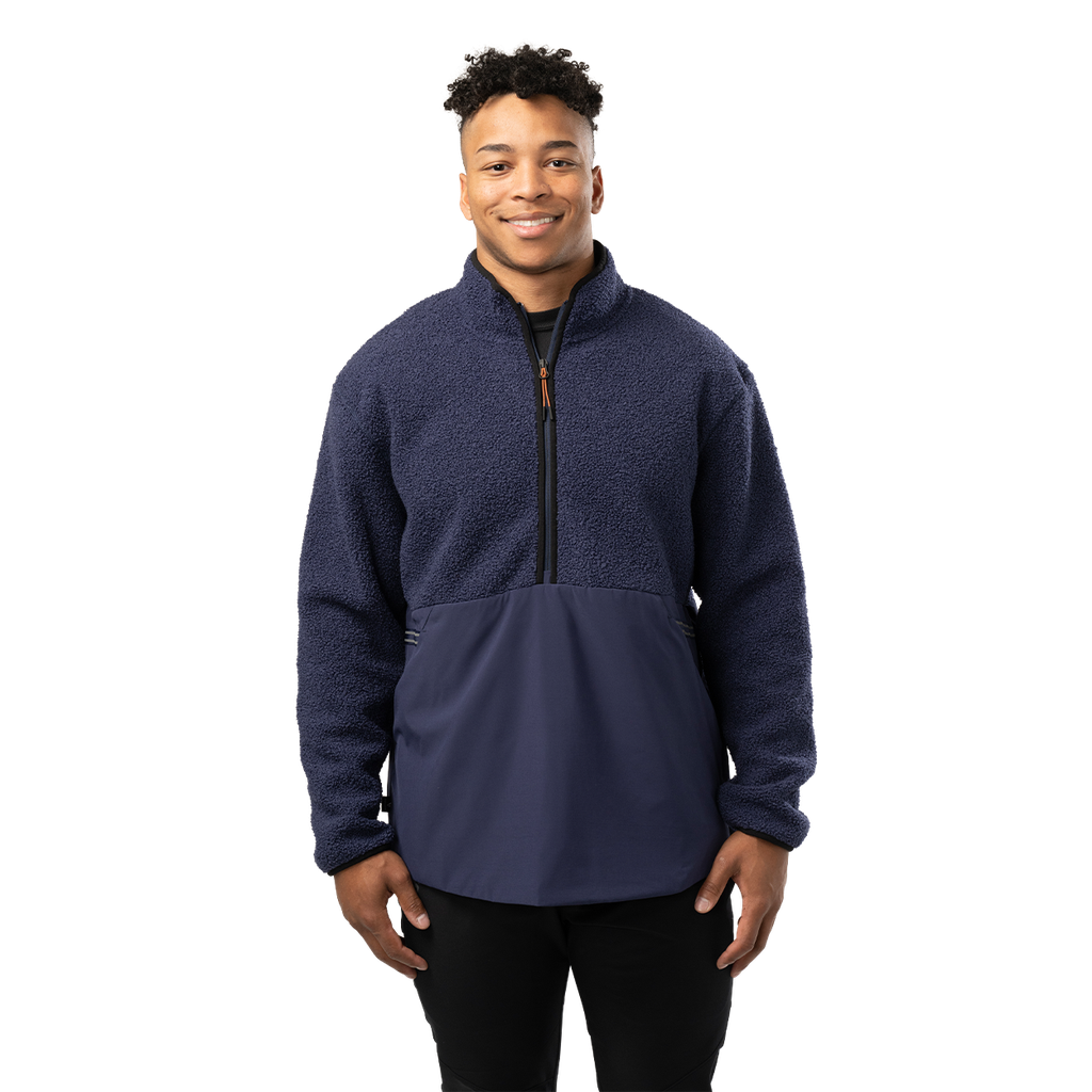 S23 Bauer Sherpa Pullover Sr - Blu
