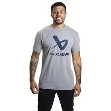 S22 Bauer Camo Lockup Tee - Gry