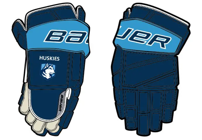 Bauer Team Vapor Pro Huskies Gloves Jr