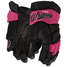 Pink Whitney Hockey Gloves SR