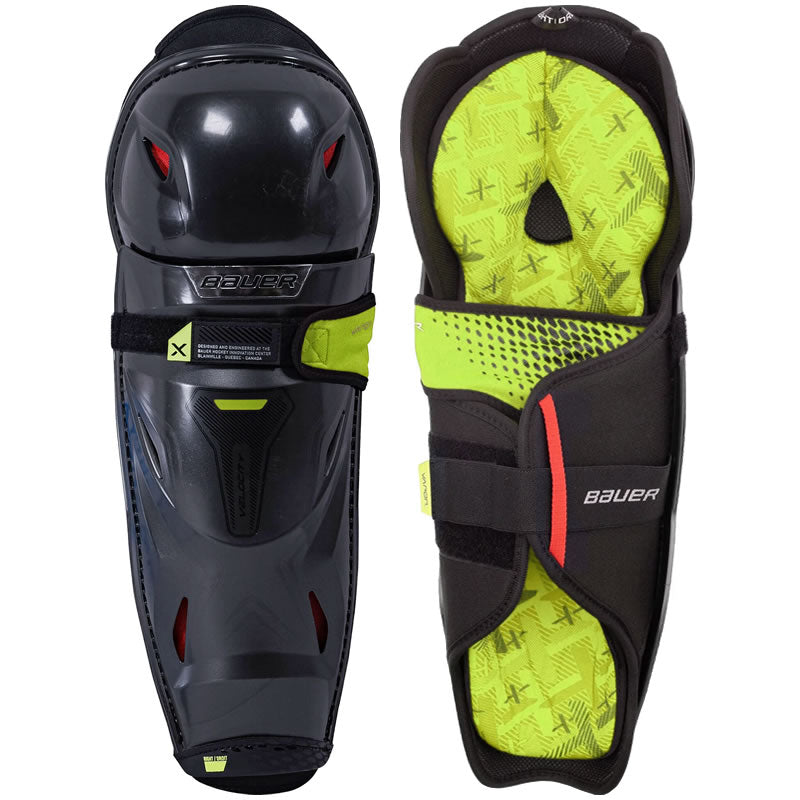 Bauer S22 Vapor Velocity Shin Guards Jr