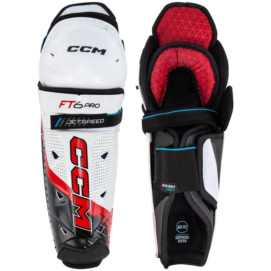 CCM JetSpeed FT6PRO Shin Guards Jr 2023