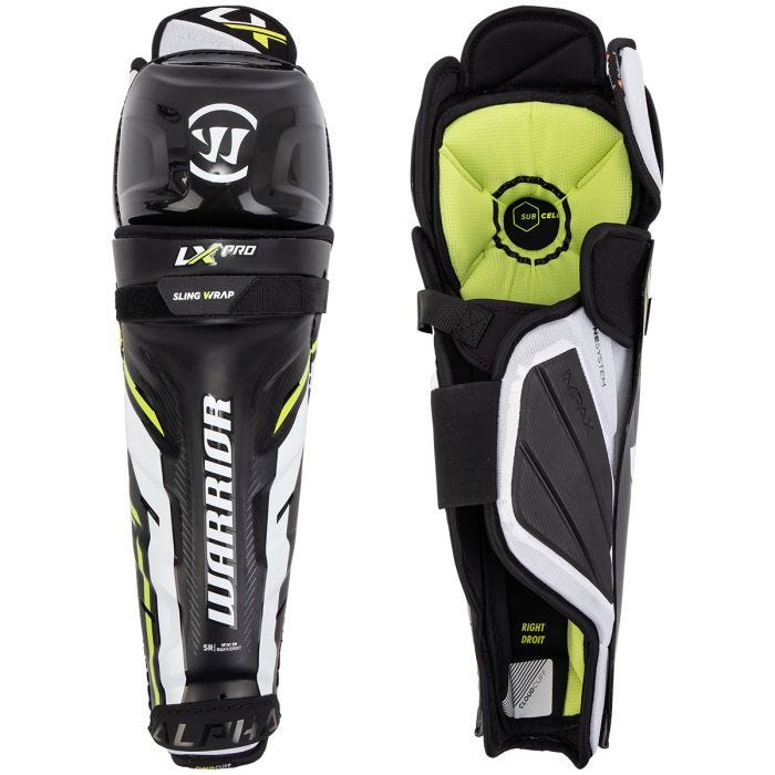 Warrior Alpha LX Pro Shin Guards Yth 21