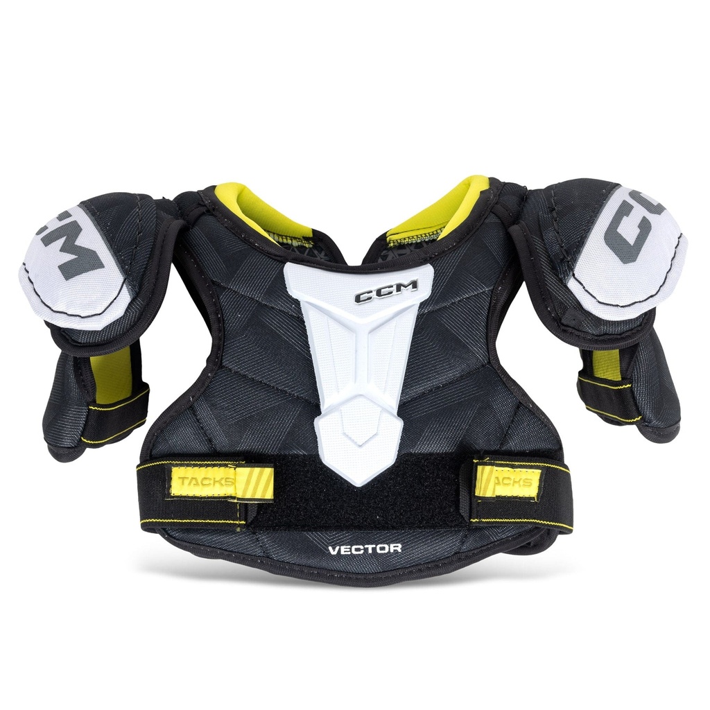 [SPVECT23YT] CCM Tacks Vector Shoulder Pads Yth 2023 (YTH-Small - SHP)
