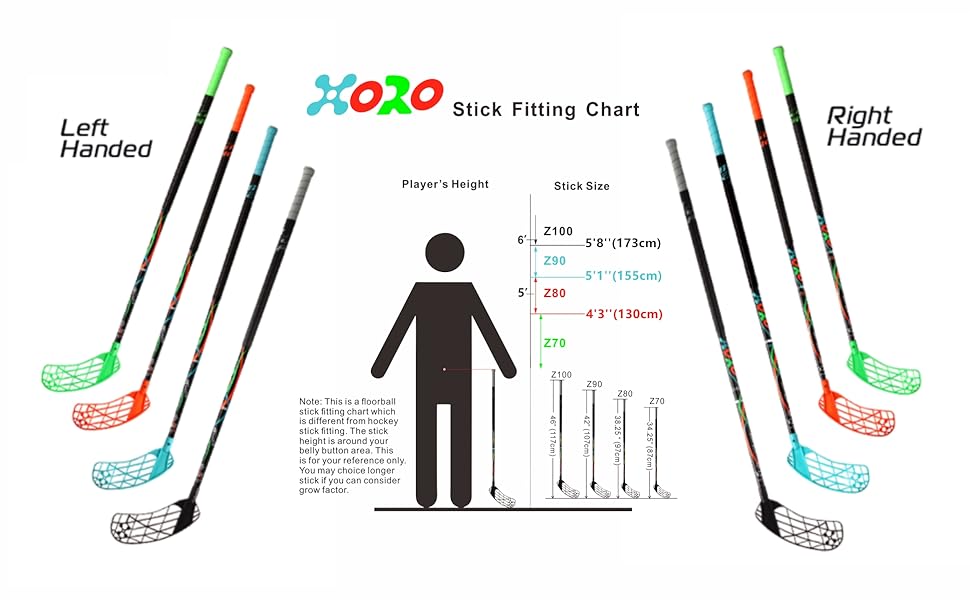 ACCUFLI XORO Z80 FLOORBALL STICK