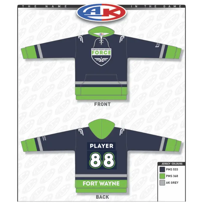 AK FORCE SUBLIMATED HOODY