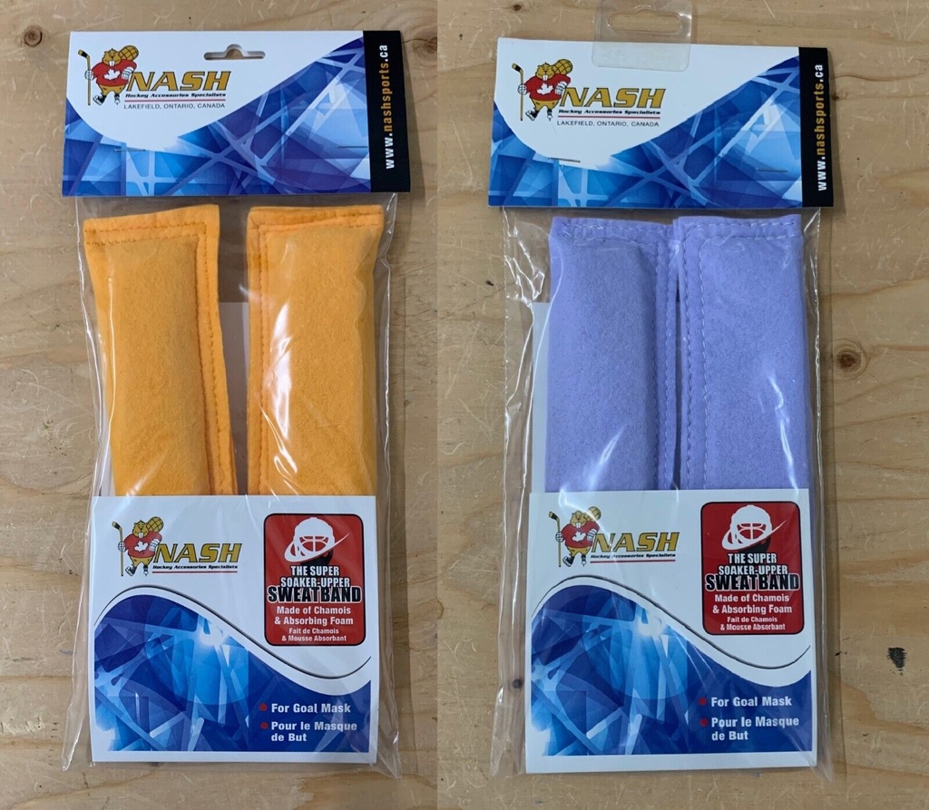 NASH Orange CHAMOIS SWEATBANDS - 2 PACK