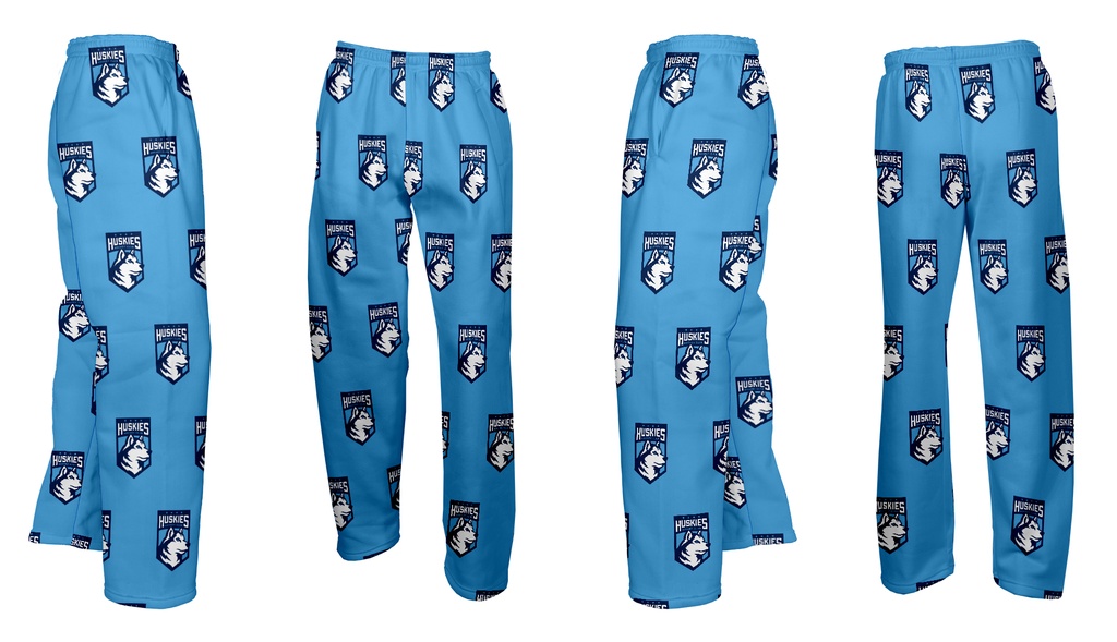 Huskies Attack Pajama Bottoms