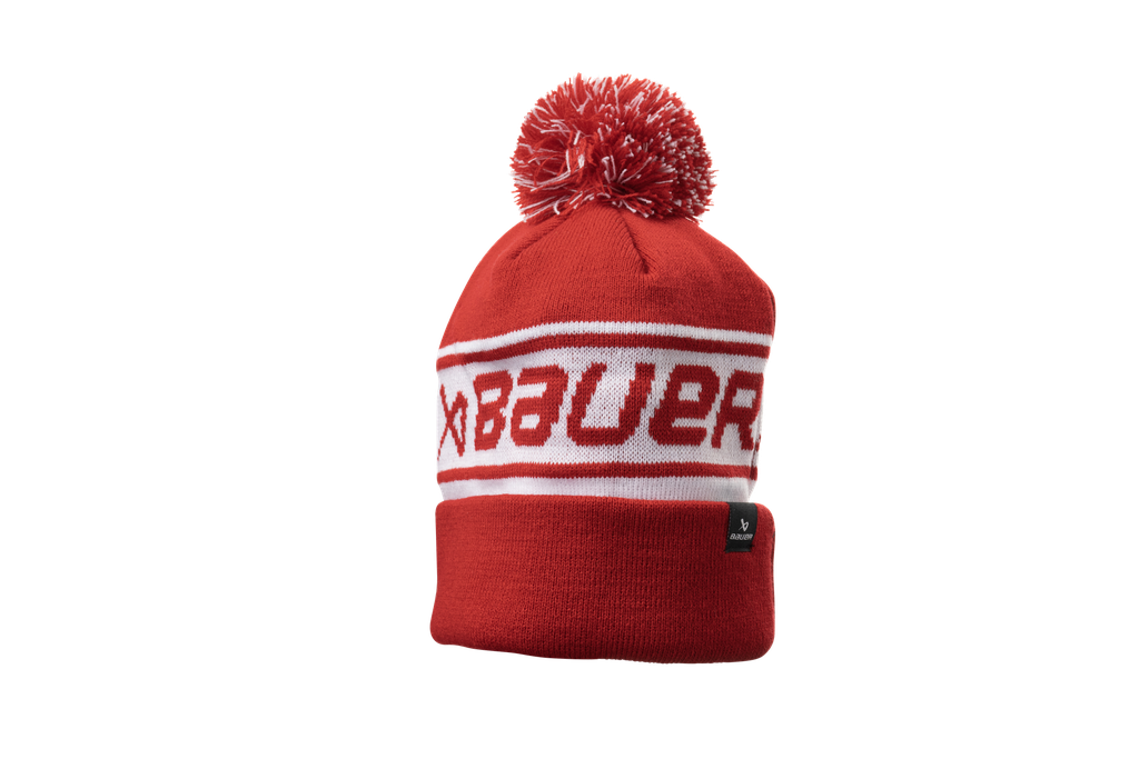 Bauer S24 Team Ribbed Pom Sr-Red