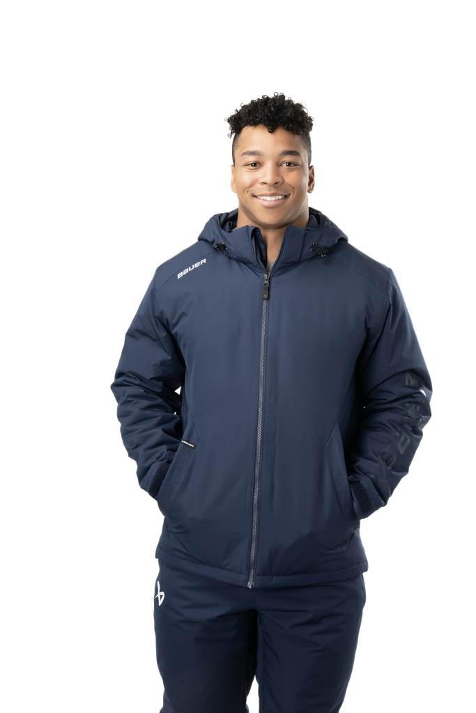 Bauer S24 Team Heavyweight Jacket Sr-Nav