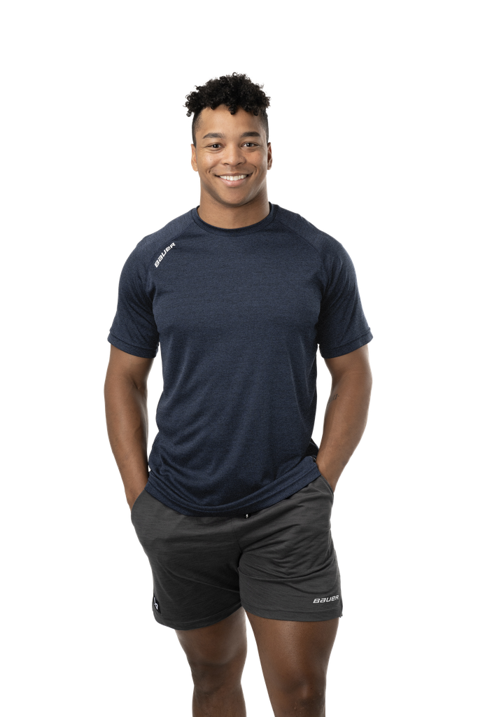 Bauer S24 Team SS Tech Tee Sr-Nav