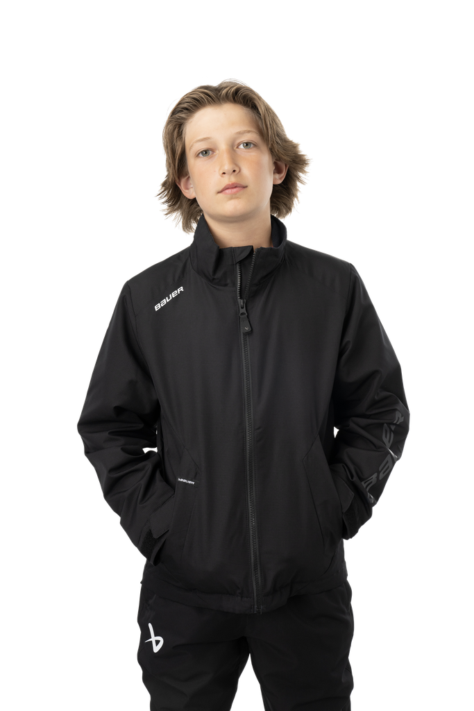 [1063266] Bauer S24 Team Lightweightjacket Yth-Blk (YTH-2XS (wjs))