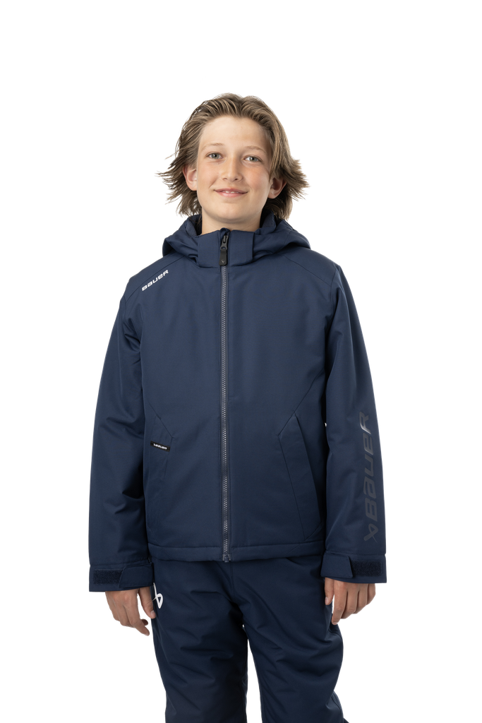 [1063271] Bauer S24 Team Heavyweight Jacket Yth-Nav (YTH-2XS (wjs))