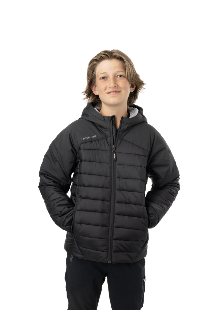 [1063278] Bauer S24 Team Puffer Jacket Yth-Blk (YTH-2XS (wjs))