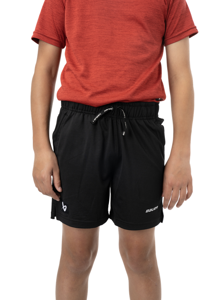 Bauer S24 Team Knit Short Yth-Blk