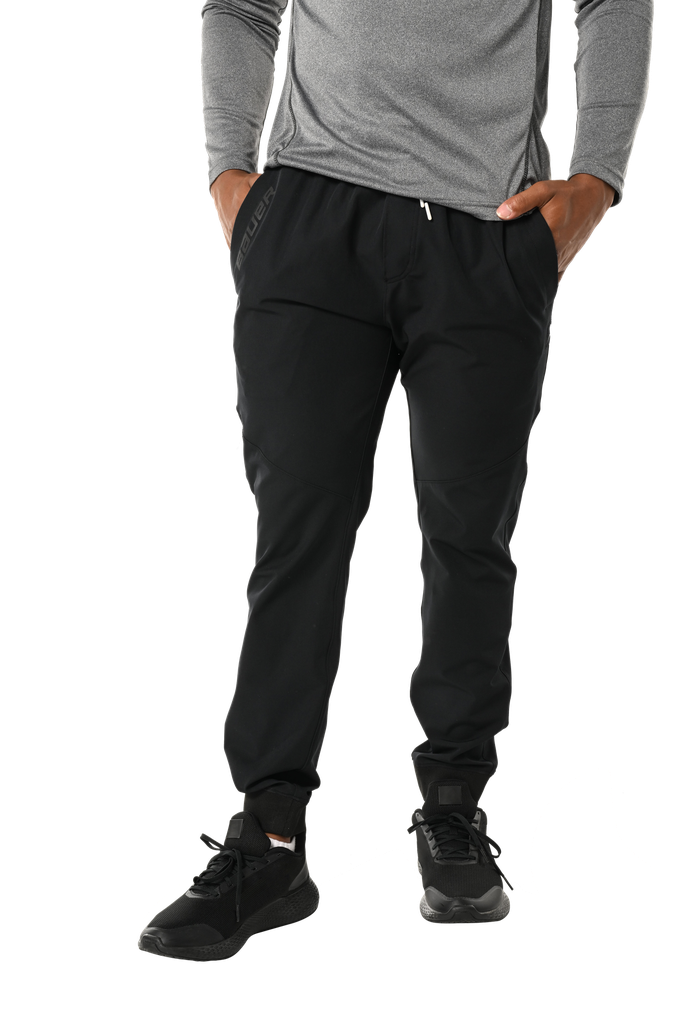 S24 Bauer Flc Core Woven Jogger Sr - Blk