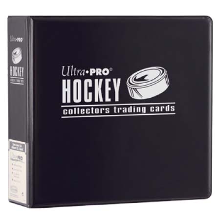 UP 3" ALBUM HOCKEY BLACK w/10 pages