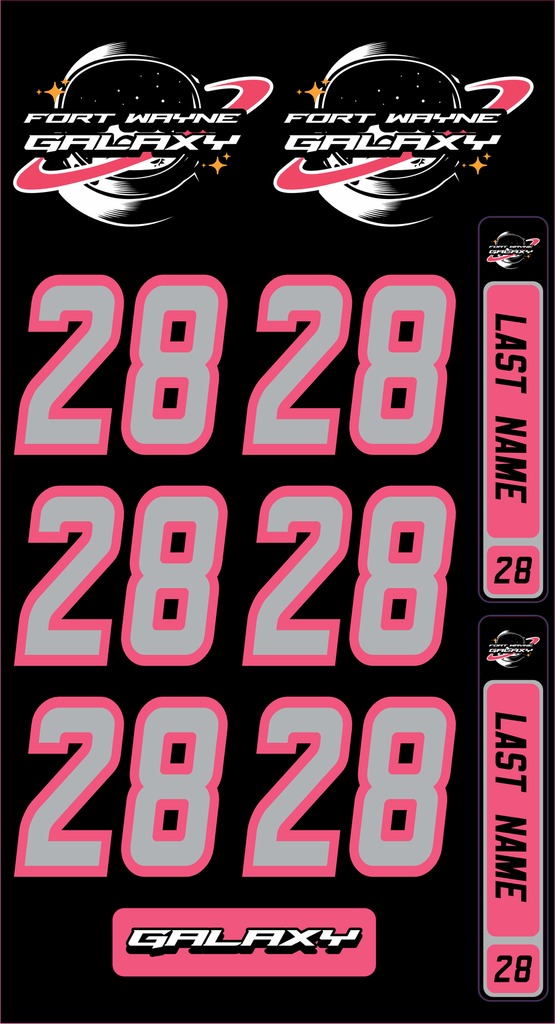 [FGHD] FW Galaxy Personalized Helmet Decals