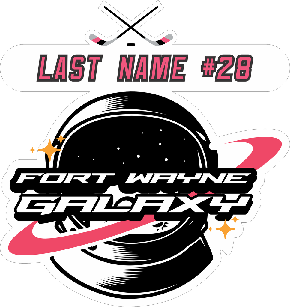 FW Galaxy Personalized Car Window Decal