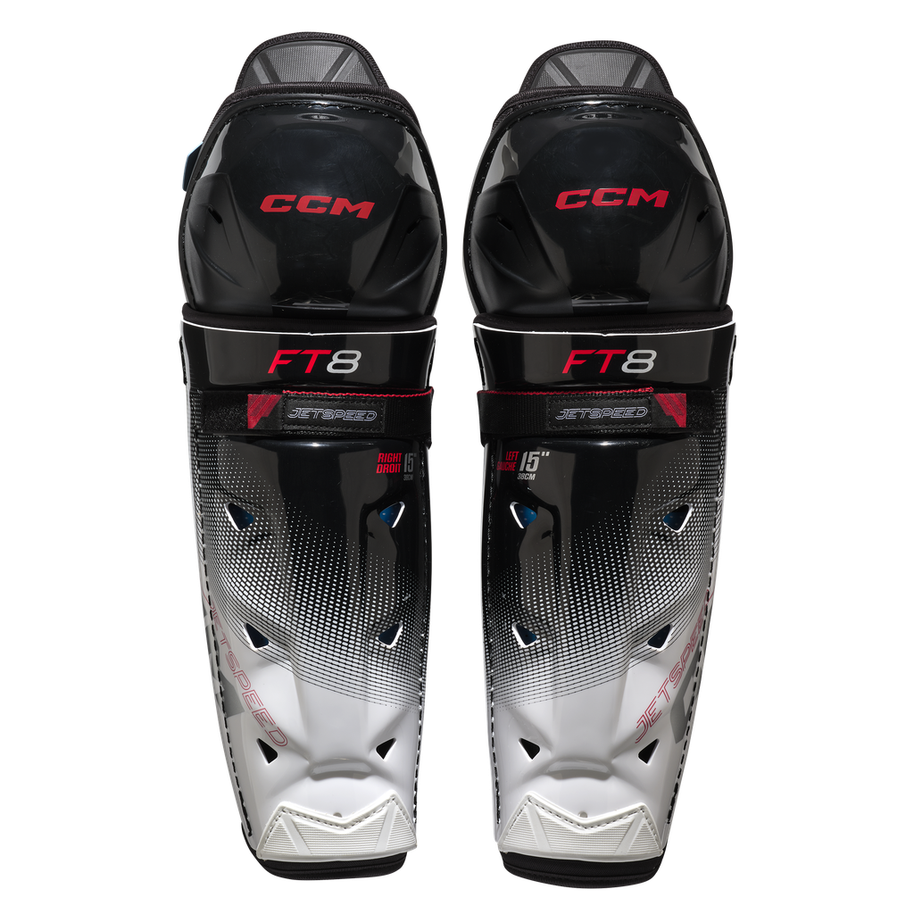 CCM S25 JetSpeed FT8 Shin Guards Jr