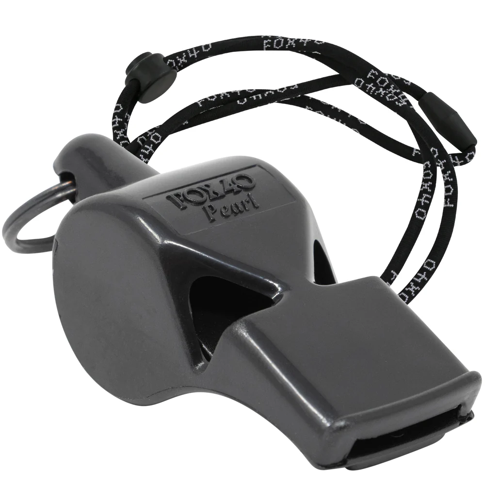 Fox40 Pearl Official Whistle w/Breakaway Lanyard
