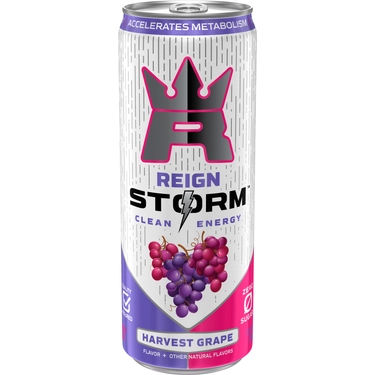 [RSCE] Reign Storm Clean Energy, 12 oz cans (Grape Flavor - Flvr)
