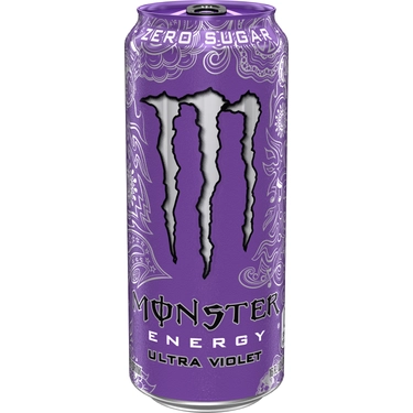 [MEUZS] Monster Energy Ultra Zero Sugar, 16 oz cans (Grape Flavor - Flvr)
