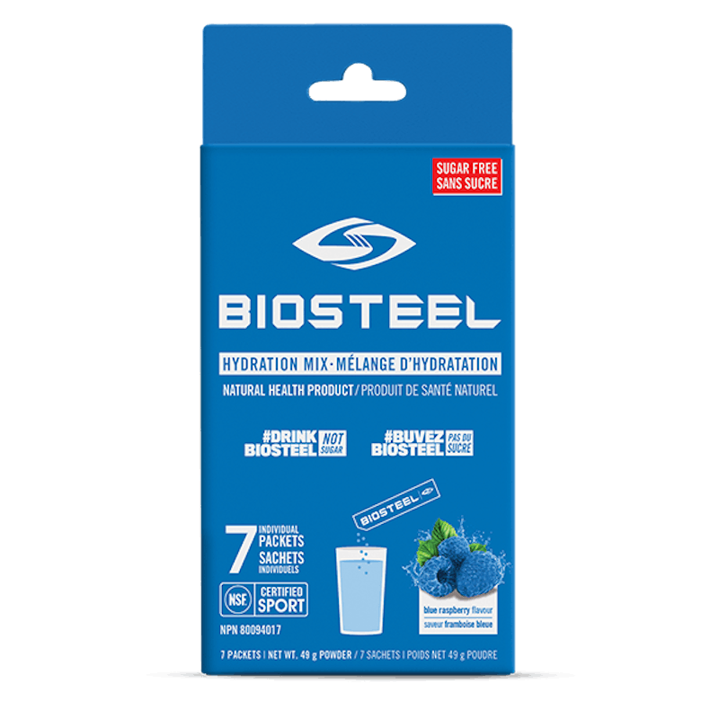[B01107] Biosteel Hydration Mix - 7CT Box Caddy (Blue Rasberry - Flvr)