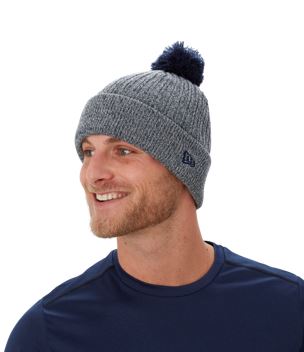 Bauer Ne Team Marl Pom Knit - Hgy/Nav