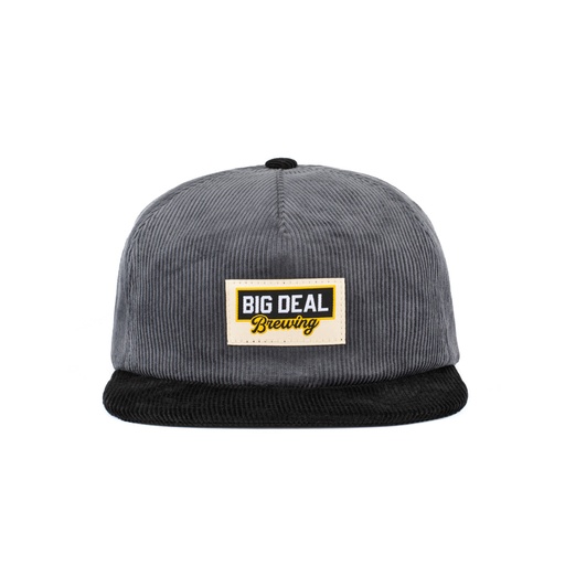 [BDBCH] Big Deal Brewing Corduroy Hat - Grey
