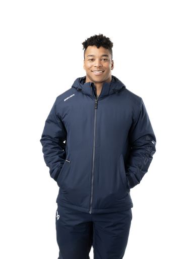 Bauer S24 Team Heavyweight Jacket Sr-Nav
