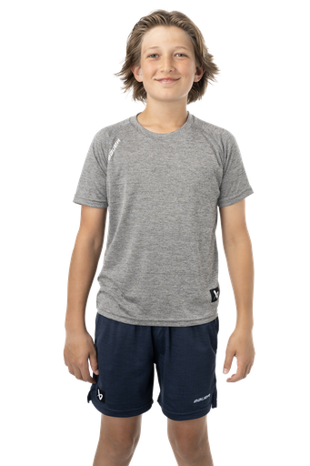 Bauer S24 Team SS Tech Tee Yth-Gry