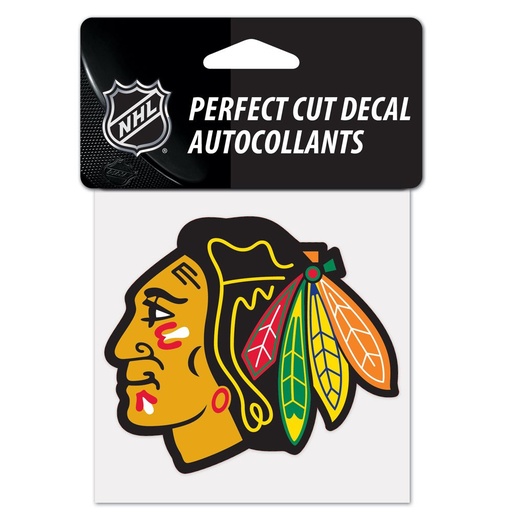 [WCD4B] WINCRAFT 4X4 COLOR DECAL - BLACKHAWKS