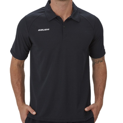 Bauer Team Pique Polo - Blk 2021