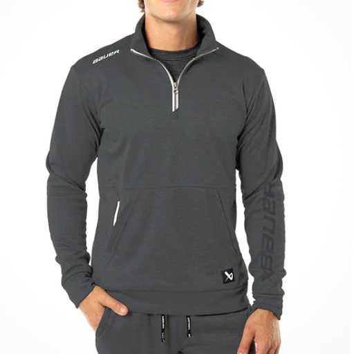 S23 Bauer Team Fleece Half Zip Sr - Hgry