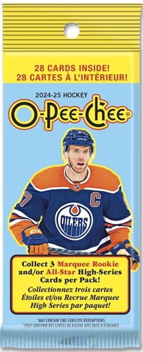 [UD25HKOPCFP] 2024/25 Upper Deck O-Pee-Chee Hockey Fat Pack