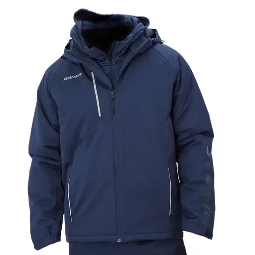 Bauer Supreme Heavyweight Jacket Yth Nav