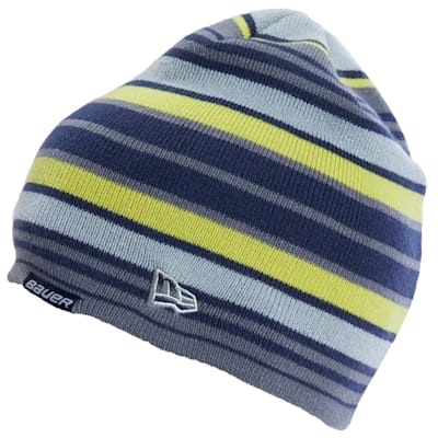 [1059444] Bauer Ne Tex Stripe Beanie Yth - Navy/Ci