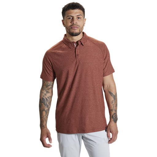 S22 Bauer Flc Perf Polo - Rust