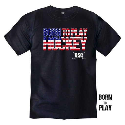 DSC BORN TO PLAY TSHIRT
