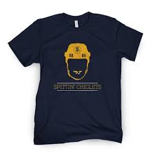 Spittin Chilets Logo Tee - Navy